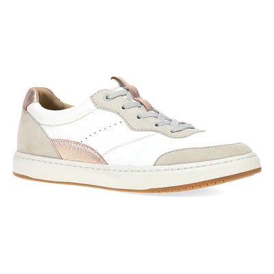 Dansko Josey in White Rose Gold Nappa - side view