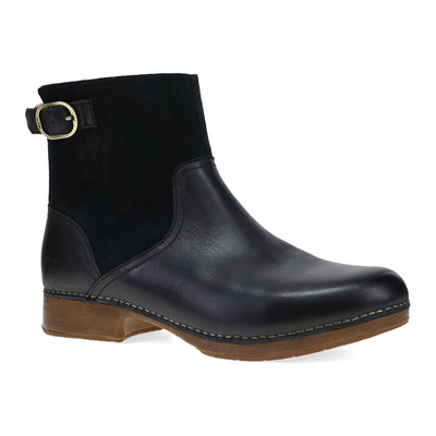 Dansko Monique in Black Calf - side view