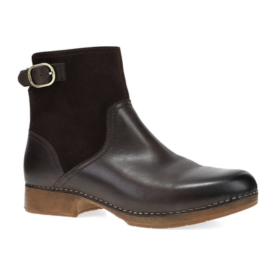Dansko Monique in Chocolate Calf - side view