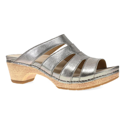 Dansko Lyndi in Platino Metallic - side view