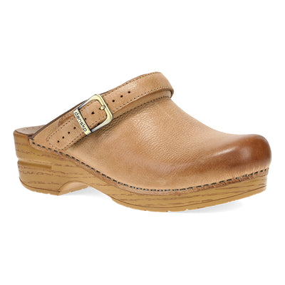 Dansko Ingrid in Honey Distressed - side view