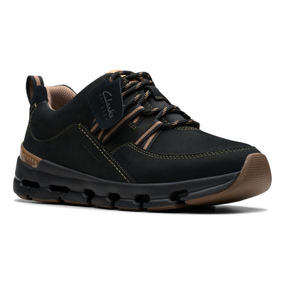 Clarks Naturex Tie WP in Black Combo - side view