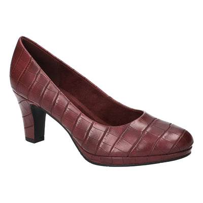 Burgundy Croco