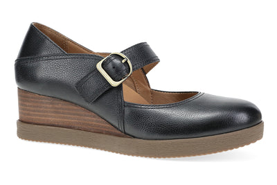Dansko Sandy in Black Waterproof Milled - side view