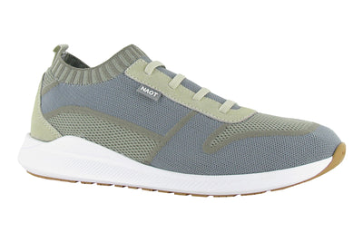 Naot Adonis in Beige Gray Knit - side view