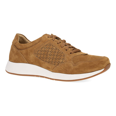 Dansko Catie in Tan Suede - side view