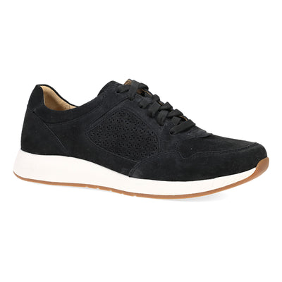 Dansko Catie in Black Suede - side view