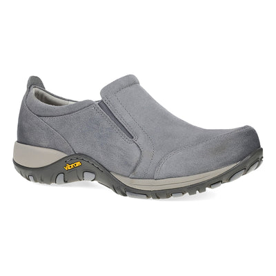 Dansko Pippy in Grey Waterproof Suede - side view