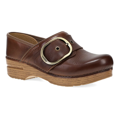Dansko Pearson in Brn Waxy Milled - side view
