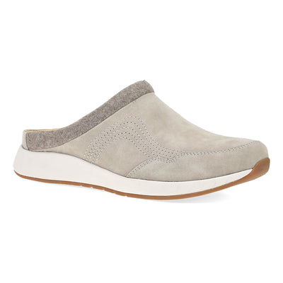 Dansko Claudia in Stone Suede - side view