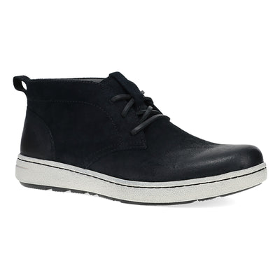 Dansko Tony in Black Suede - side view