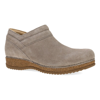 Dansko Muriel in Taupe Suede - side view