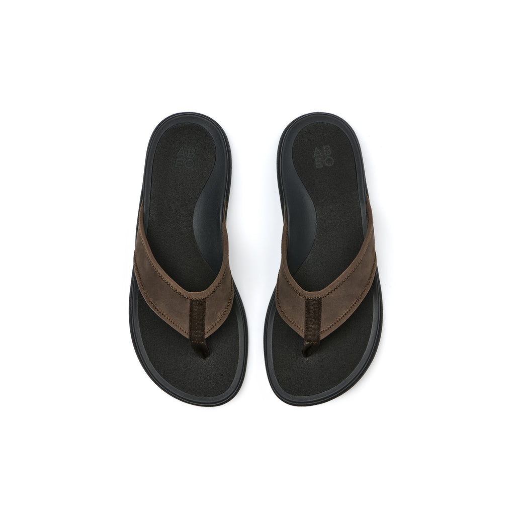 Abeo Men\'s Sandals in Black and Brown Alpha Sandal | Mens Shoes | ABEO – ABEO Footwear main image 4