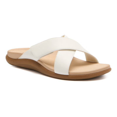 ABEO Laguna Slide in White - side view