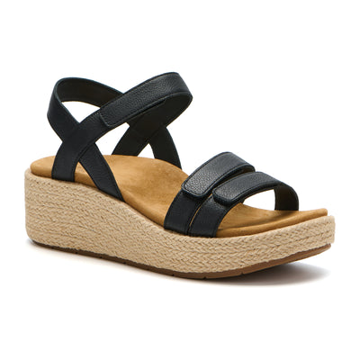 ABEO Solstice Strap Metatarsal in Black - side view
