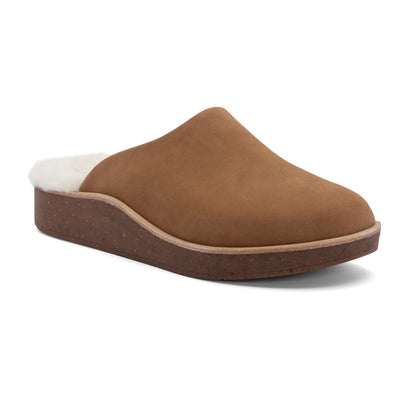 ABEO Pioneer Clog Metatarsal in Tan Nubuck - side view