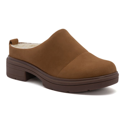 ABEO Vista Clog in Dark Tan - side view