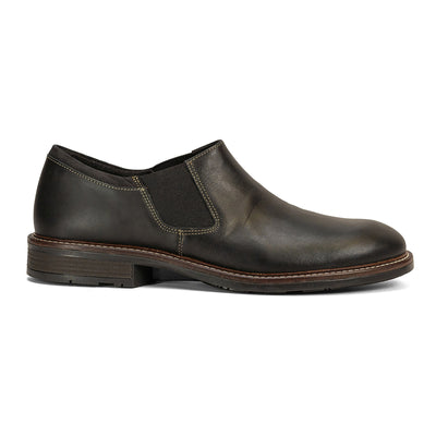 Naot Director in Black Leather - side view