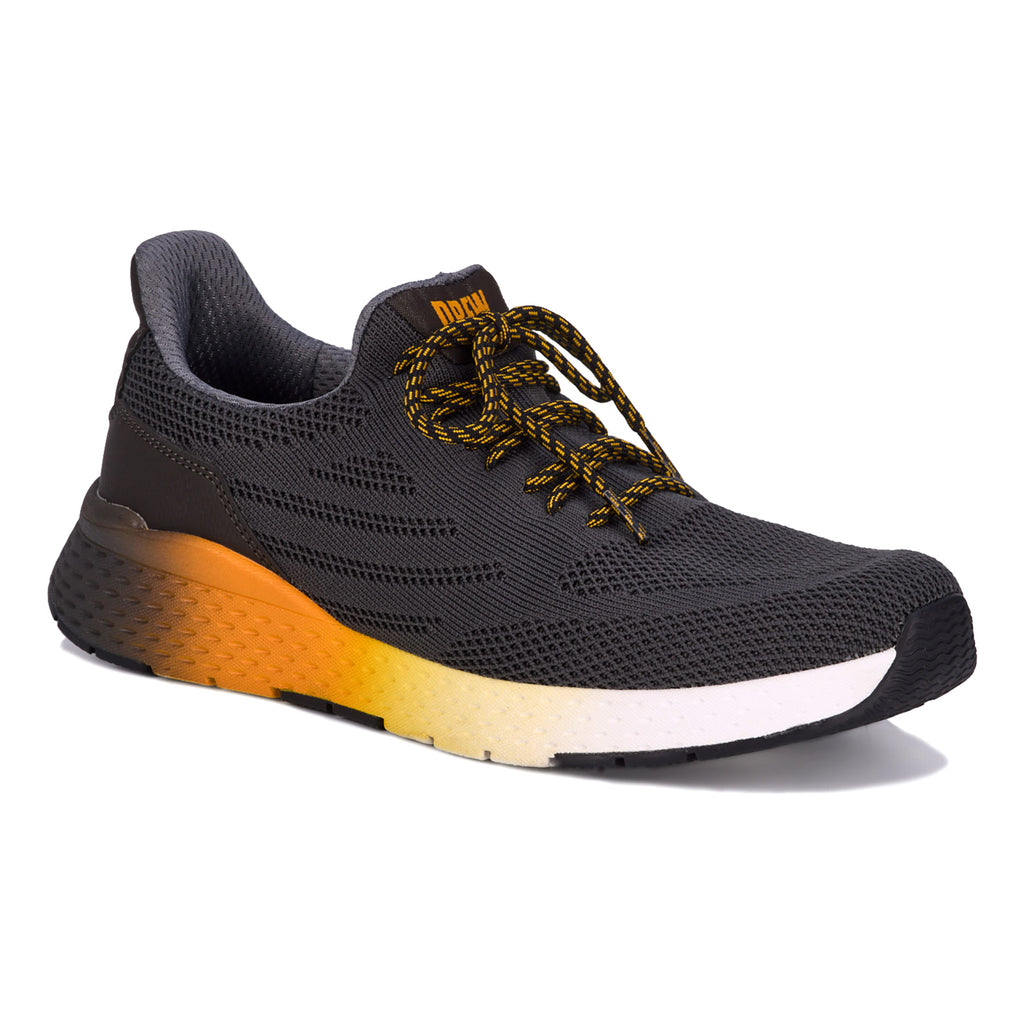 NEW DREW men\'s echo slip resistant step shoe in black mesh combo Amazon.com | Drew Men main image 3
