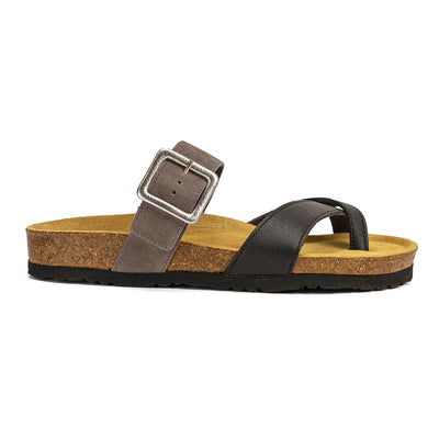 Naot Fresno in Soft Black Taupe - side view