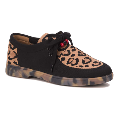 Black Leopard Knit