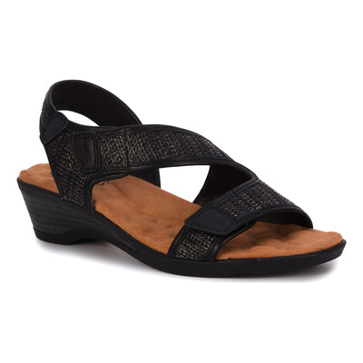 Black Raffia Black