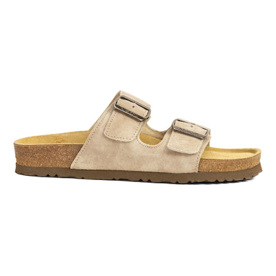 Naot Santa Barbara in Sand Stone Suede - side view