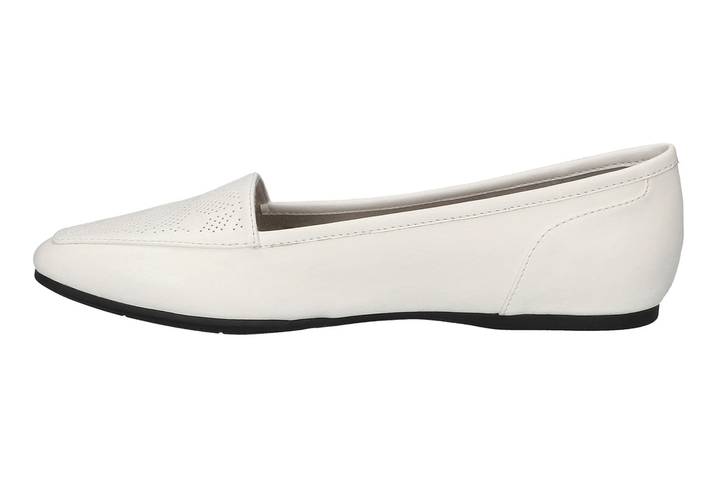 Easy Street Thrill Perf - Scarpe Da Ginnastica Donna, Bianco, Punta Quadrata, Tacco 2,5 Cm, 39 EU