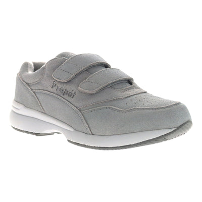 Propet Tour Walker Strap in Grey - side view
