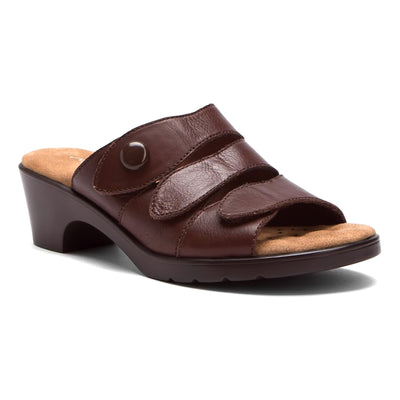 Walking Cradles Natty in Tobacco Leather - side view