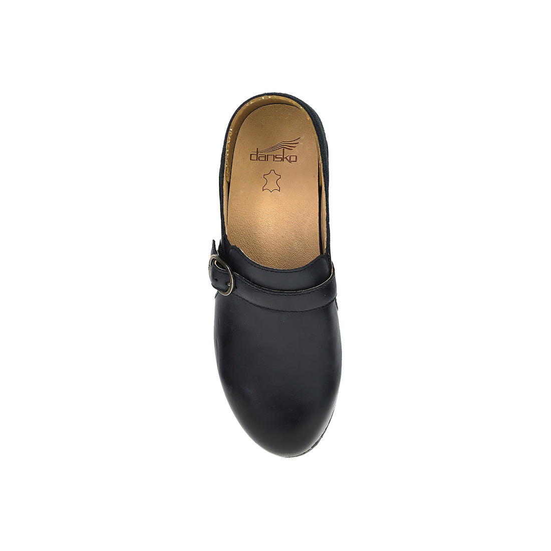 Dansko Margaret W DANSKO CLOGS Black Calf Top View
