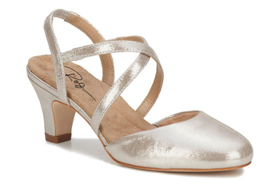 Silver Glitter Leather
