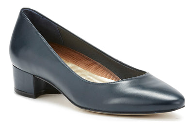 Navy Leather