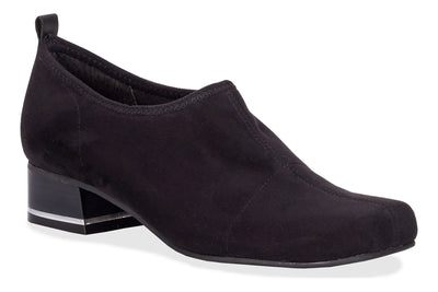 Black Stretch Suede