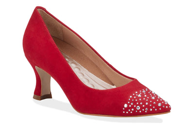 Red Kid Suede