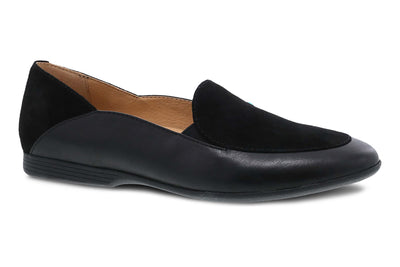 Black Glazed Kid Leather