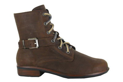 Naot Alize in Soft Cognac Leather - side view