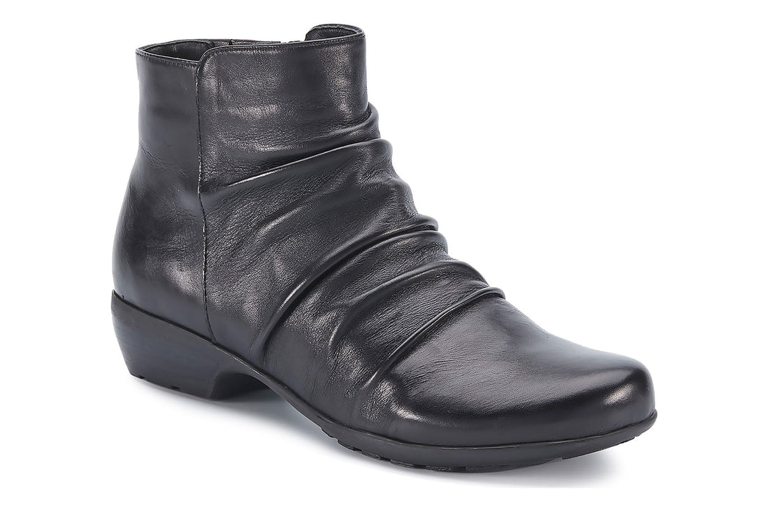 Ros Hommerson Esme W BRANDED BOOTS Black Leather Single Shoe