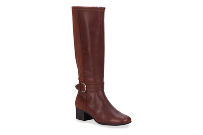 Tobacco Leather-Stretch Suede
