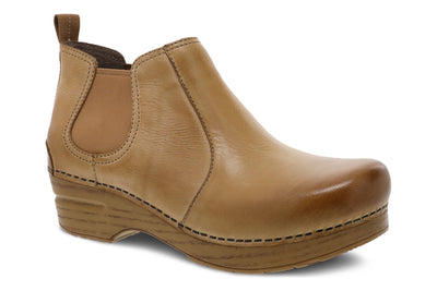 Dansko Frankie in Honey Distressed - side view