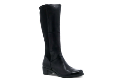 Dansko Celestine in Black Burnished Nubuck - side view