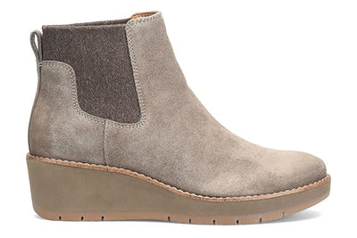 Comfortiva Ferna in Taupe Suede - side view