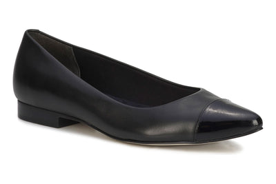 Black Leather-Black Patent