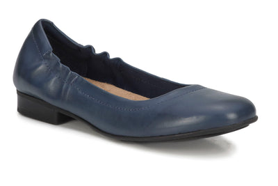 Navy Leather
