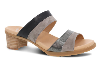 Dansko Theresa in Black Multi Leather - side view
