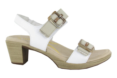 Naot Mode in White Ivory Latte - side view