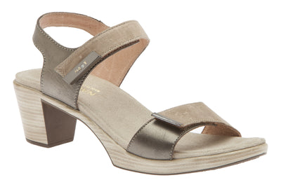 Naot Intact in Khaki Beige-Pewter-Mirror - side view