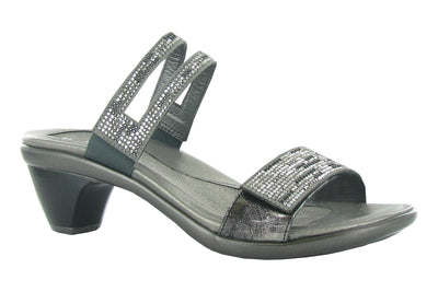 Naot Temper in Metallic Onyx - side view