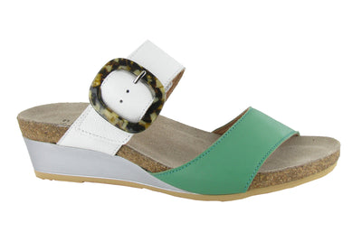 Naot Kingdom in Jade White - side view