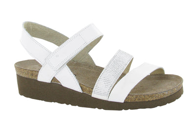White Leather-Silver Rivets